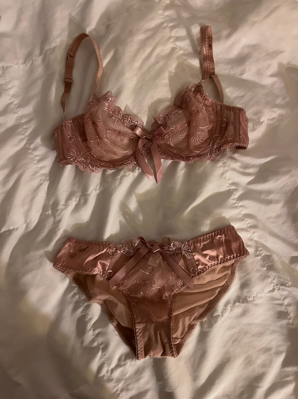 Pink Bra + Bottoms