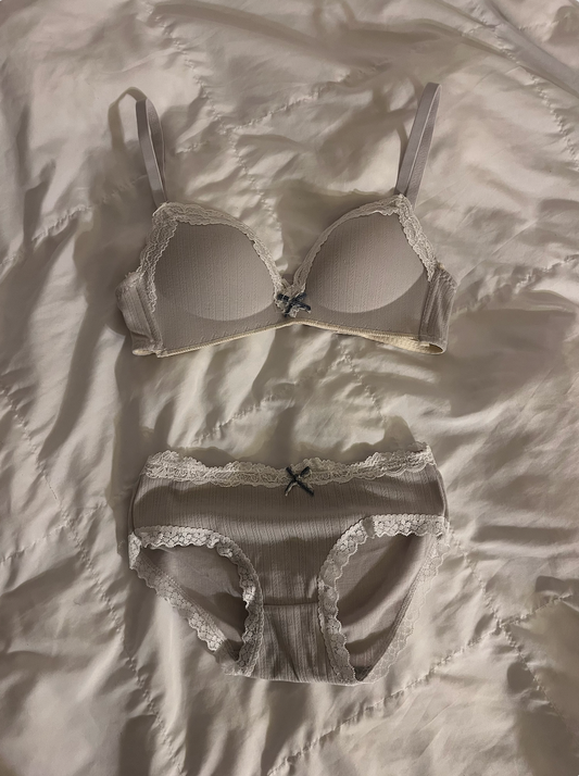 Grey Bra + Bottoms